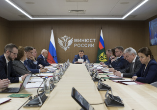 На заседании коллегии Минюста России обсудили вопросы совершенствования законодательства в сфере адвокатуры