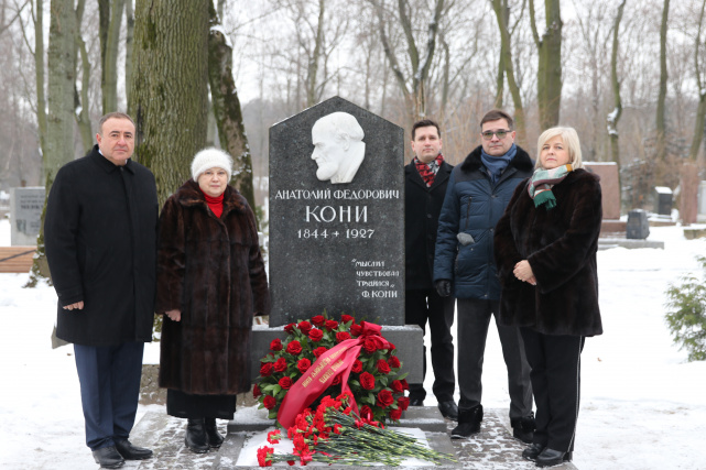 В Санкт-Петербурге прошли мероприятия, посвященные 181-й годовщине со дня рождения Анатолия Кони В Санкт-Петербурге прошли мероприятия, посвященные 181-й годовщине со дня рождения Анатолия Кони