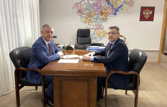 Рабочая встреча начальника Управления Минюста России по Ульяновской области и Председателя Правительства региона