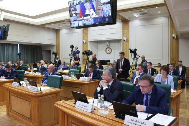 Заседание Президиума Совета законодателей Российской Федерации, фото: Пресс-служба Совета Федерации